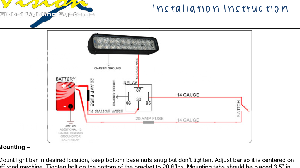 Led light bar install. World